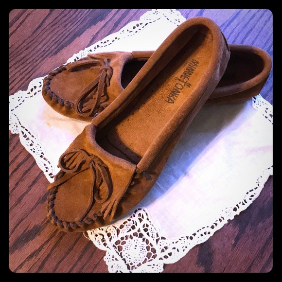 Minnetonka Shoes - MINNETONKA “Kilty” Hardsole Moccasins- Size 7 1/2